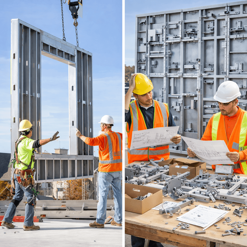 Simplicidad en construcción industrializada